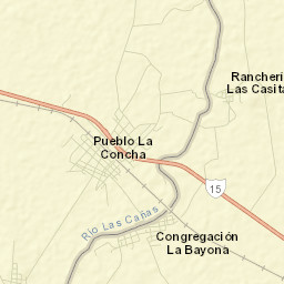 La Concha (La Concepción) Street Map