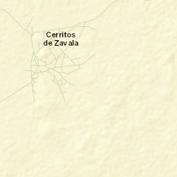 Cerrito de Zavala Street Map