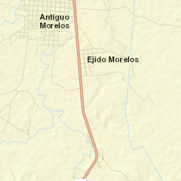 Antiguo Morelos Street Map