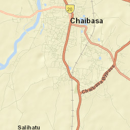 Chaibasa Street Map