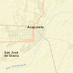 Acaponeta Street Map