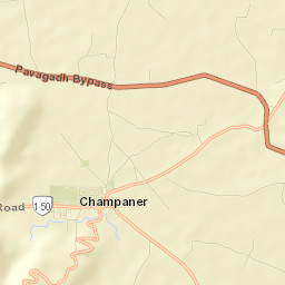 Champaner Street Map