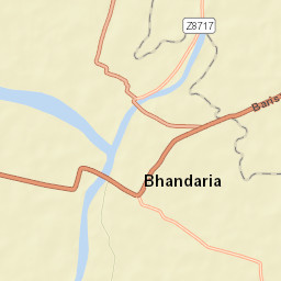 Bhāndāria Street Map