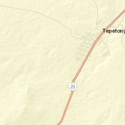 Tepetongo Street Map