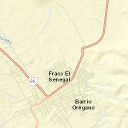 Ciudad del Maíz Street Map