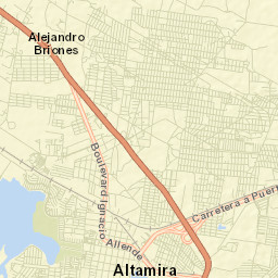 Altamira Street Map
