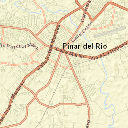 Pinar del Río Street Map