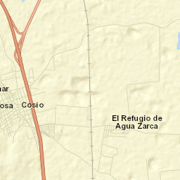 Cosío Street Map
