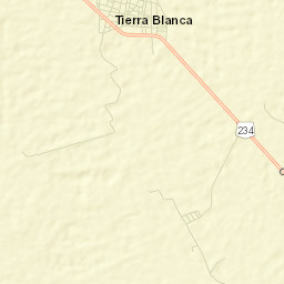 Tierra Blanca Street Map