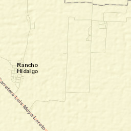 Colonia Hidalgo (El Tecolote) Street Map