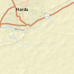 Harda Khas Street Map