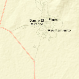 Pinos Street Map