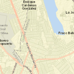 Ciudad Madero Street Map