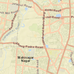 Vadodara Street Map
