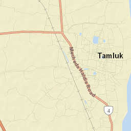Tamluk Street Map