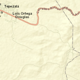 Tepezalá Street Map