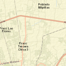 Fracción Milpillas Street Map