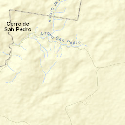 Cerro de San Pedro Street Map