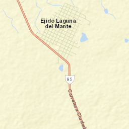 Laguna del Mante Street Map