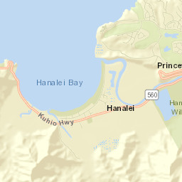 Princeville Street Map