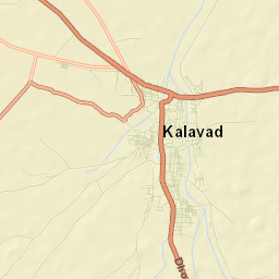 Kalavad Street Map