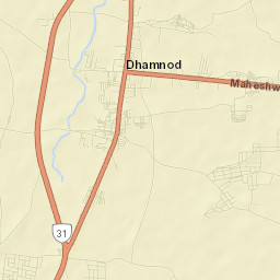 Dhamnod Street Map