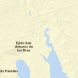 San Antonio de los Ríos Street Map