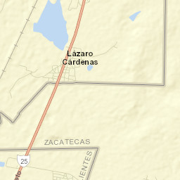 Lázaro Cárdenas Street Map