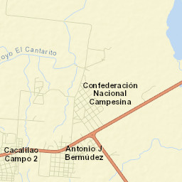 Antonio J Bermúdez Street Map