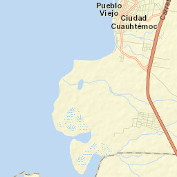 Ciudad Cuauhtémoc Street Map