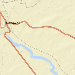 Sanawad Street Map