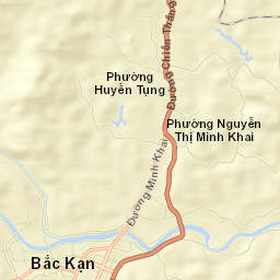 Bắc Kạn Street Map