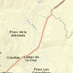 Colotlán Street Map