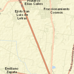 San Luis de Letras Street Map