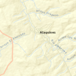 Alaquines Street Map
