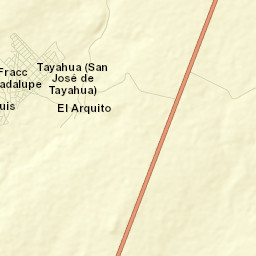 Tayahua Street Map