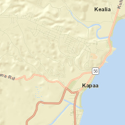 Kapa‘a Street Map