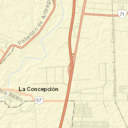 La Concepción Street Map