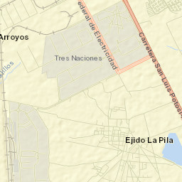 La Pila Street Map