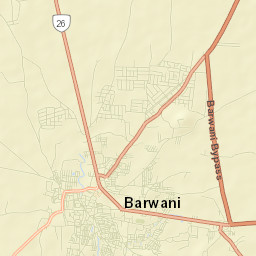 Barwani Street Map