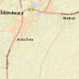 Chhindwara Street Map