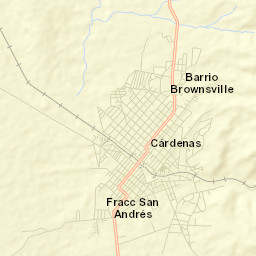 Cárdenas Street Map