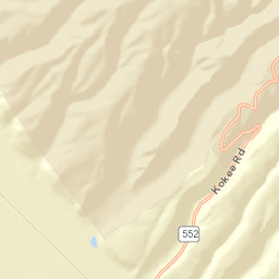 Kauai County Street Map