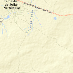 Temastián (La Cantera) Street Map