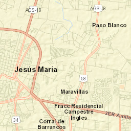 Maravillas Street Map