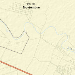 Colonia Veinte de Noviembre Street Map