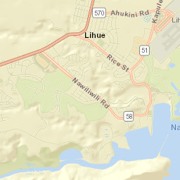 Lihue Street Map