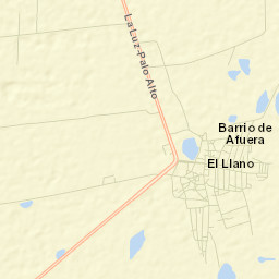 El Llano Street Map
