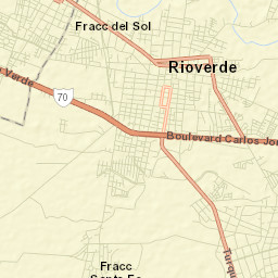 Rioverde Street Map