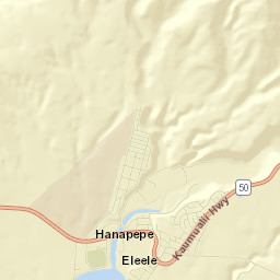 Hanapēpē Street Map
